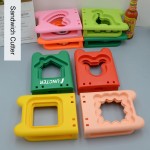 Logo Branded House Shape Sandwich Cutter Sandwich Sealer Cutter Crustless Sandwich Maker for Lunchbox