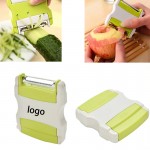 Logo Branded ABS Retractable Portable Kitchen Vegetable Fruit Peeler Set