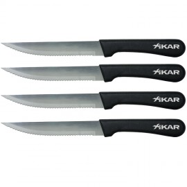 Black Handle Knife Set with Logo  Black Handle Knife Set with Logo
