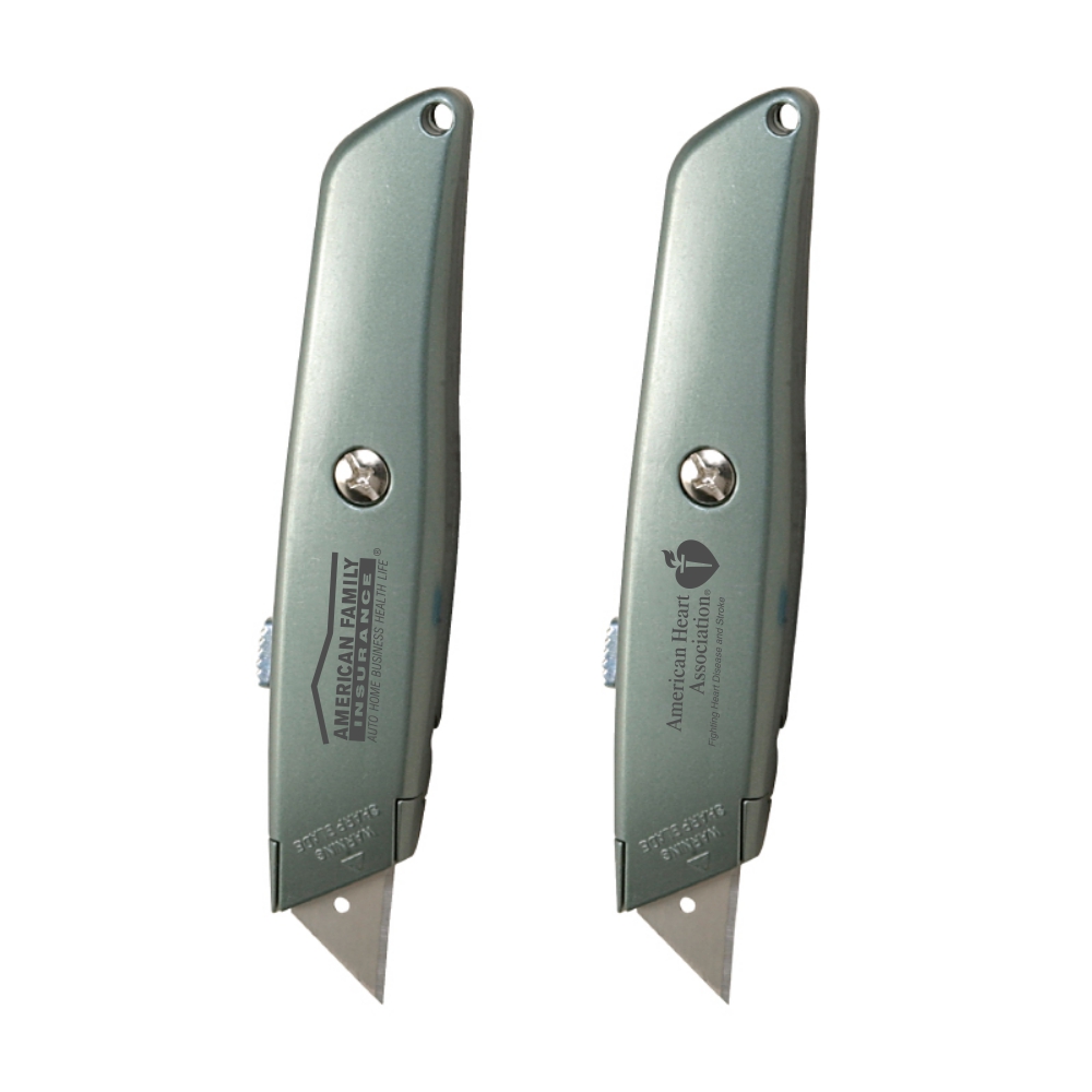 Custom Imprinted Utility Knife w/Retractable Blade Custom Imprinted Utility Knife w/Retractable Blade