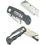 6" Utility folding knife with 5 extra blades with Logo