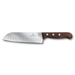 Swiss Army - Victorinox German Made Wood Santoku Knife with Logo