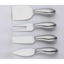 Personalized 4 Piece Stainless Steel Cheese Knife Set