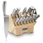 Personalized Cuisinart Normandy 19 Piece Cutlery Block Set, Stainless Steel