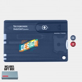 Swiss Army - Victorinox SwissCard Quattro Swiss Made Pocket Knife Custom Printed