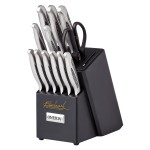 Oneida 14 Piece Knife Set with Built-in Sharpener with Logo