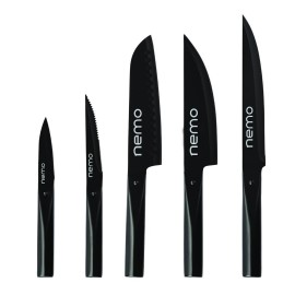 Logo Branded Swiss Force Langham 5pc Knife Set - Black  Logo Branded Swiss Force Langham 5pc Knife Set - Black