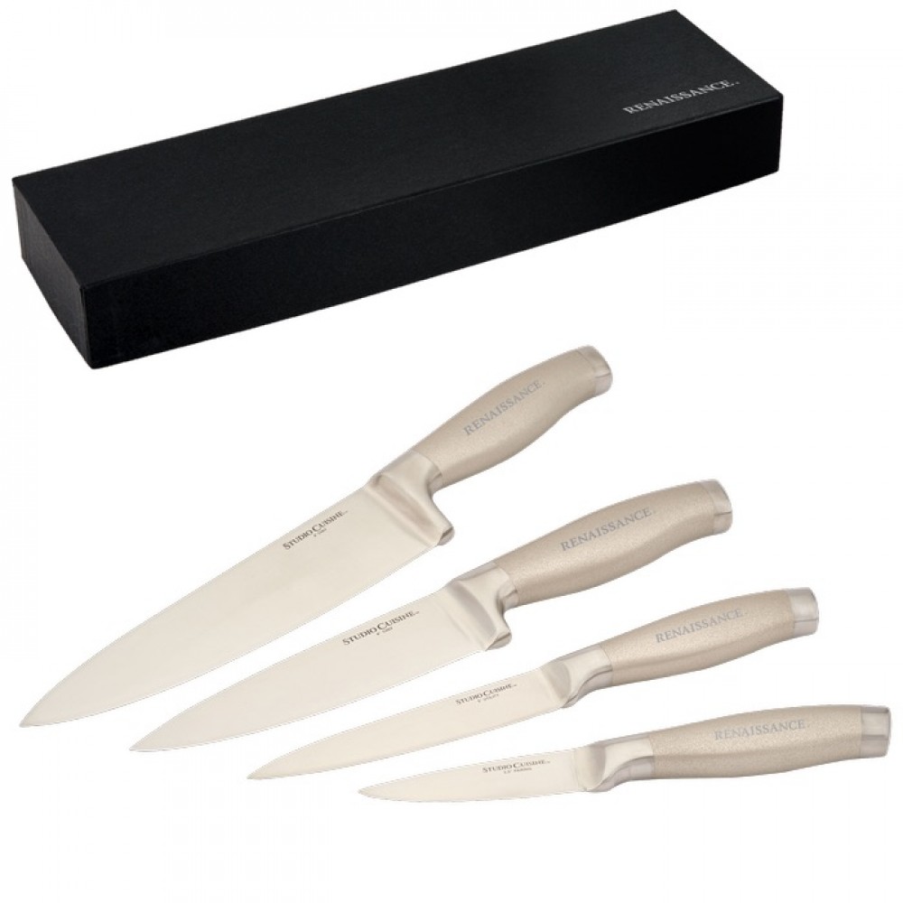 Promotional Studio Cuisine Peened 4 Piece Knife Set