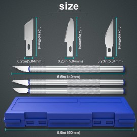 16Pcs Precision Craft Hobby Knife Kits with Logo  16Pcs Precision Craft Hobby Knife Kits with Logo