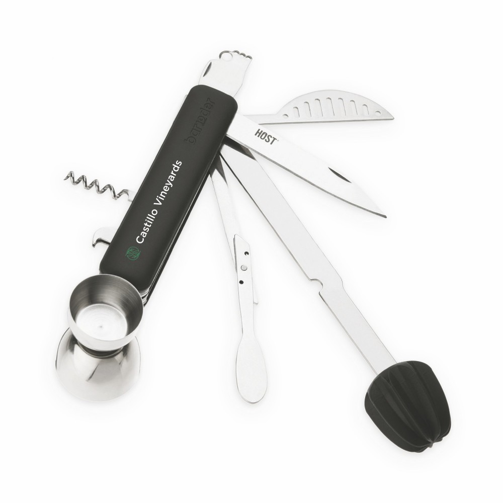 HOST Bar10der 10 in 1 Cocktail Tool with Logo HOST Bar10der 10 in 1 Cocktail Tool with Logo