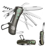 All-In-One Outdoor Edc Folding Knife Tool Custom Printed