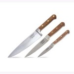 Custom Printed Rosewood Series Forged 3 Piece Chef Set