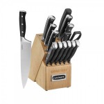 Promotional Cuisinart Triple Rivet 15pcs Cutlery Set with Block