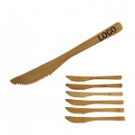 7.5 inch Bamboo Cutlery Knife Logo Branded