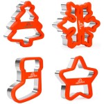 Logo Branded Christmas Cookie Cutter Set 4 Pieces