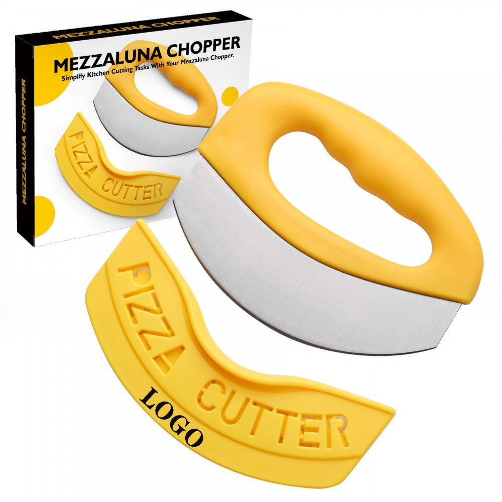 Stainless Steel Cutter Ring Chopper Cutting Pizza Cutter with Logo Stainless Steel Cutter Ring Chopper Cutting Pizza Cutter with Logo