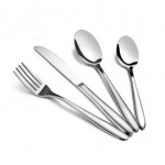 Full Color 4 PCS Dinner Cutlery Set Custom Imprinted