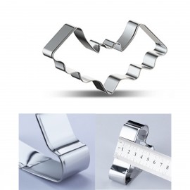 #4 Custom Cookie Cutter Bat Shaped Mold with Logo