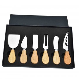 Logo Branded Steel Cheese Knife Set