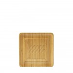 Personalized Twine Living Co Four Piece Bamboo Cheese Board and Knife Set