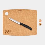 Logo Branded Swiss Army Epicurean Kitchen Cutting Board with Cheese Knife Combo Set
