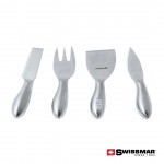 Swissmar Petite Cheese Knife Set - 4pc with Logo
