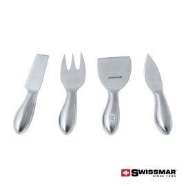Swissmar Petite Cheese Knife Set - 4pc with Logo
