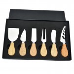 Logo Branded 6-Piece Cheese Knives Set with Gift Box