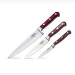 Fire Series Forged 3 Piece Chef Set Logo Branded