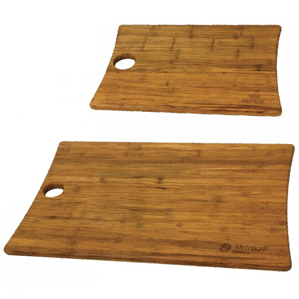 Woodland Bamboo Cutting Board Set Custom Printed
