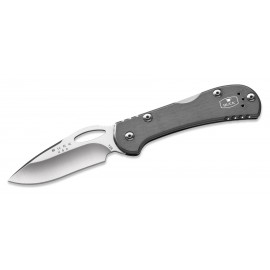 Customized Buck Mini Spitfire Knife w/ Satin Finish (Gray)  Customized Buck Mini Spitfire Knife w/ Satin Finish (Gray)