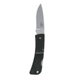 Gerber L.S.T. Knife w/ Black Textured Plastic Handle (3 1/2") with Logo