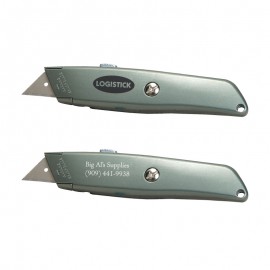 Utility Knife w/Retractable Blade with Logo