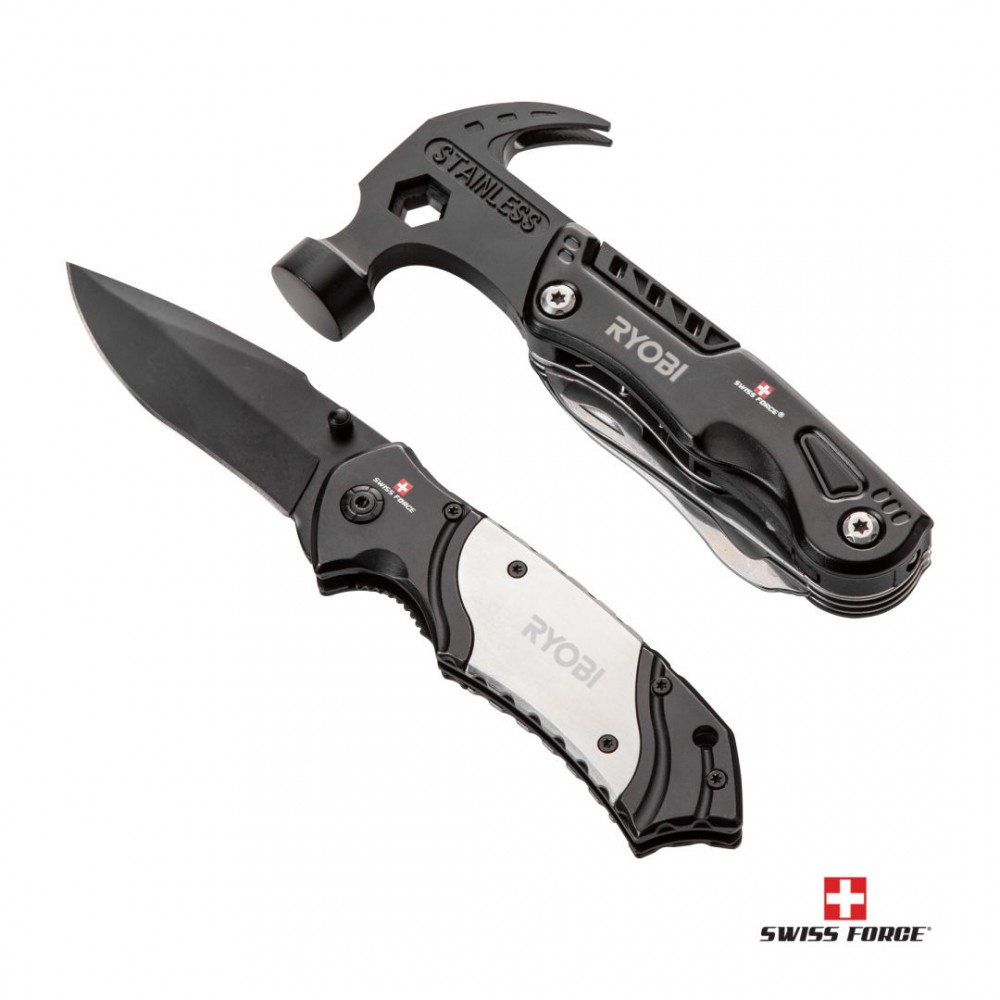 Swiss Force Huntsman Gift Set - Silver with Logo