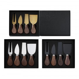 Personalized 4 Pcs Cheese Knife Tool Set