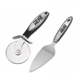 Pizza knife and spatula two-piece set with Logo