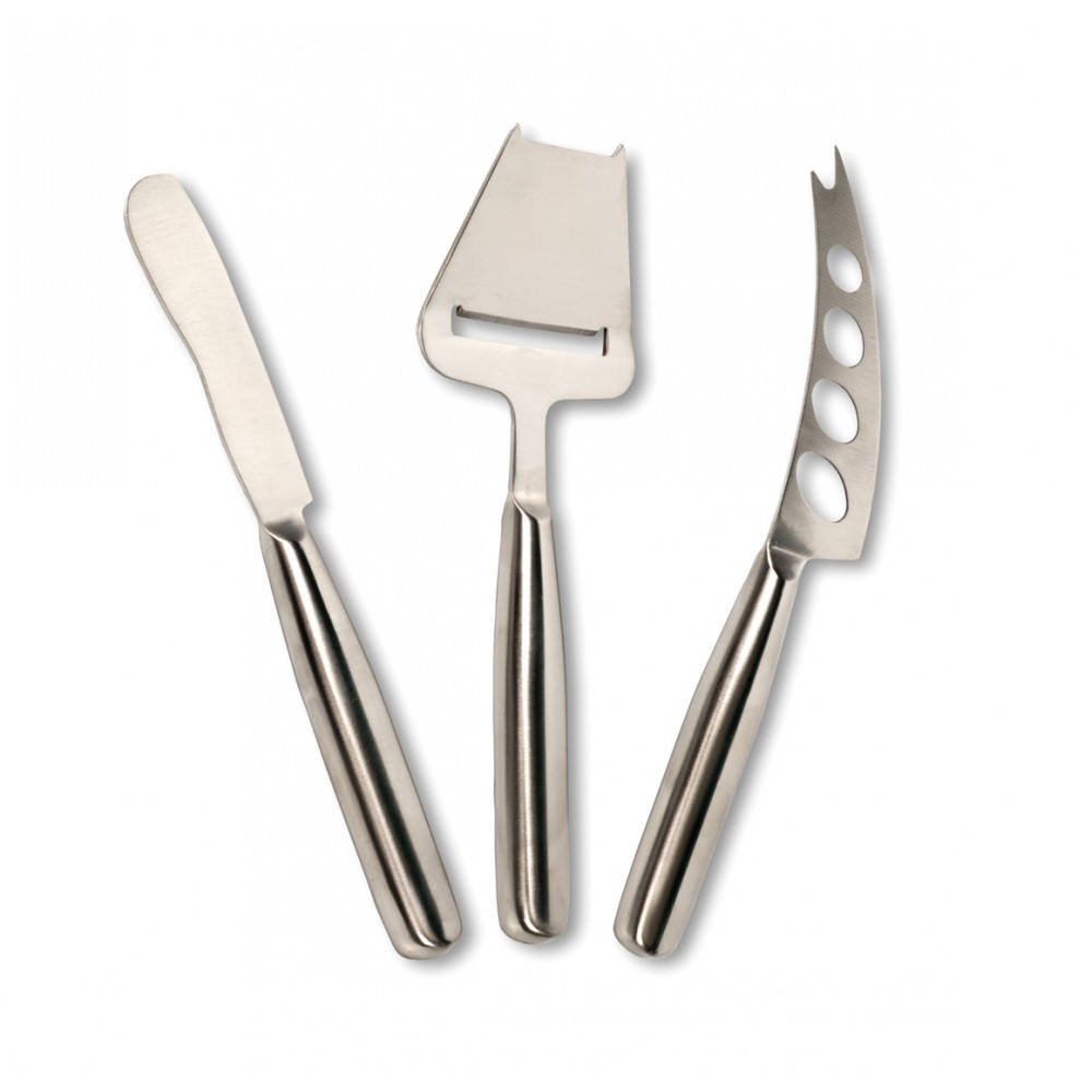 Stainless Steel Cheese Tool Set with Logo