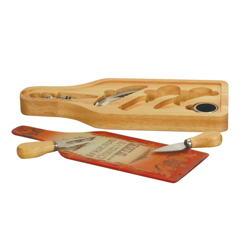 Slater Wine & Cheese Set with Logo