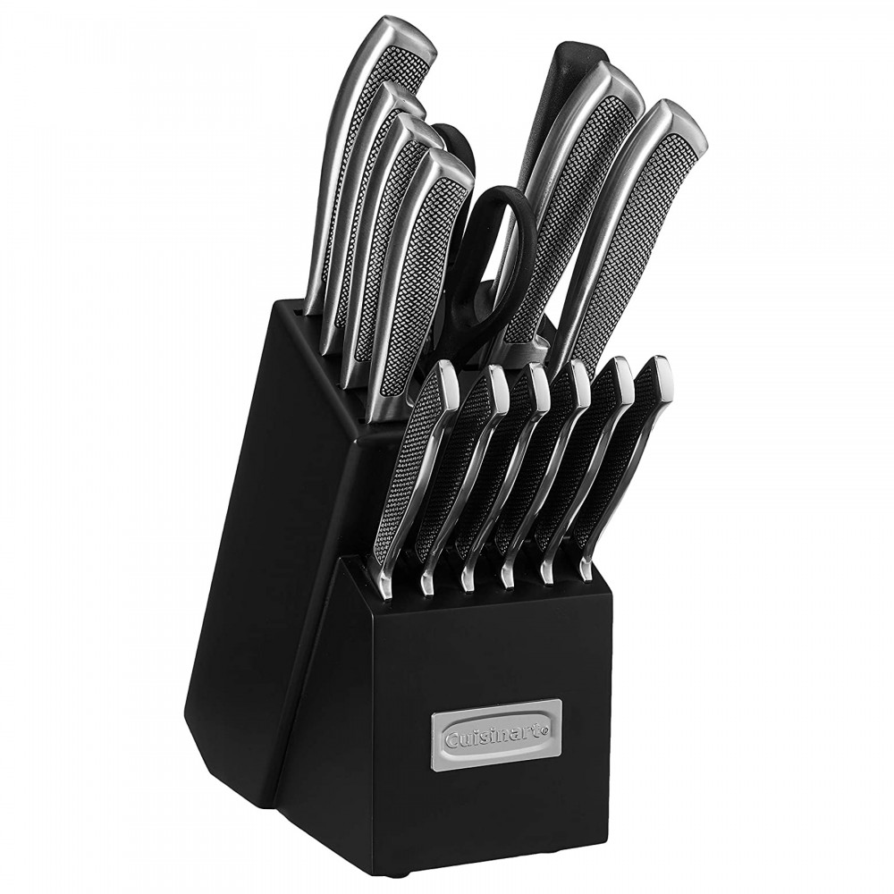 Cuisinart Graphix 15 Piece Cutlery Block Set with Logo Cuisinart Graphix 15 Piece Cutlery Block Set with Logo