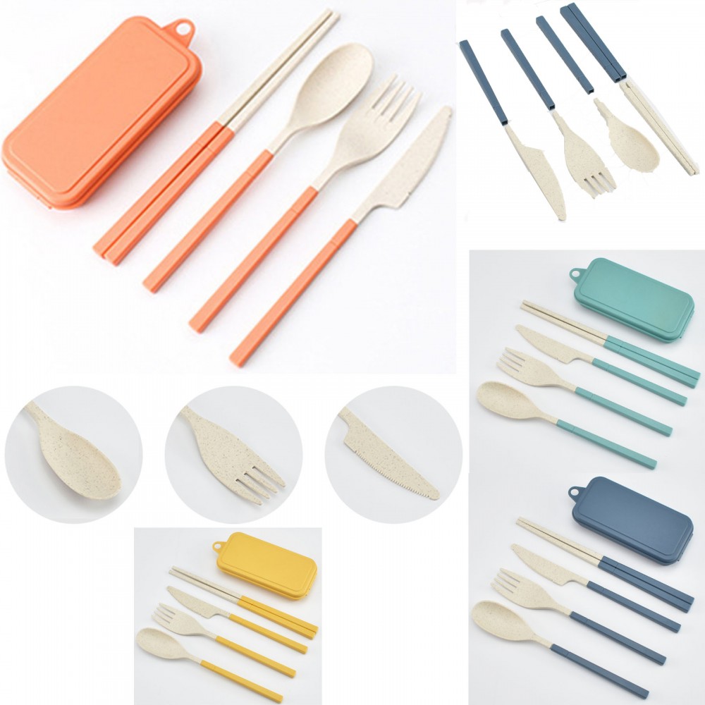 Detachable Portable Cutlery Set with Logo