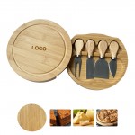 Bamboo Cheese Board Set (direct import) with Logo