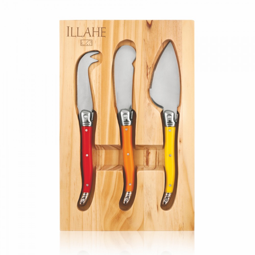 Personalized True Sunnyside: Cheese Knives & Cutting Board Personalized True Sunnyside: Cheese Knives & Cutting Board