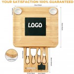 Slate Cheese Board & Knife Set with Logo