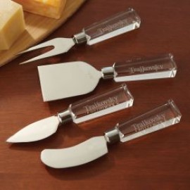 Custom Imprinted Oleg Cassini Cheese Knife Set  Custom Imprinted Oleg Cassini Cheese Knife Set