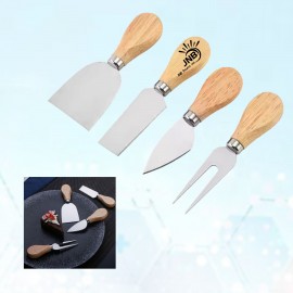 Custom Imprinted Cheese Knife with Wooden Handle