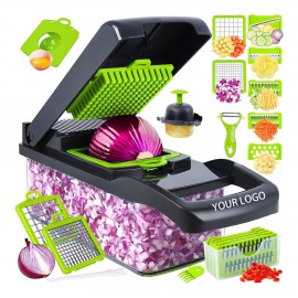 Promotional 16pcs Multifunctional Veggie Chopper  Promotional 16pcs Multifunctional Veggie Chopper