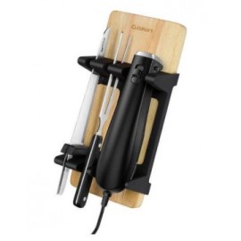 Cuisinart 17.5" Electric Knife Set with Bamboo Cutting Board Logo Branded