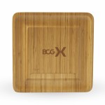 Twine Living Bamboo Cheese Board and Knife Set with Logo