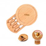 Promotional Bamboo Cheese Board and Knife Set (direct import)