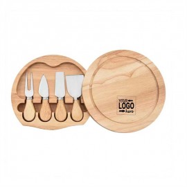 Custom Printed Mini Bamboo Cheese Server Knife Set